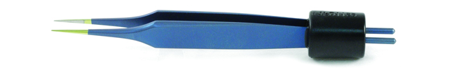 Blue Titanium Jewelers Bipolar Forceps Straight
