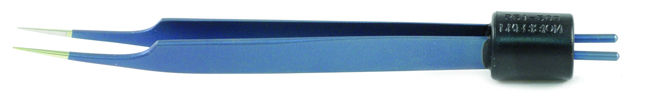 Blue Titanium Jewelers Bipolar Forceps